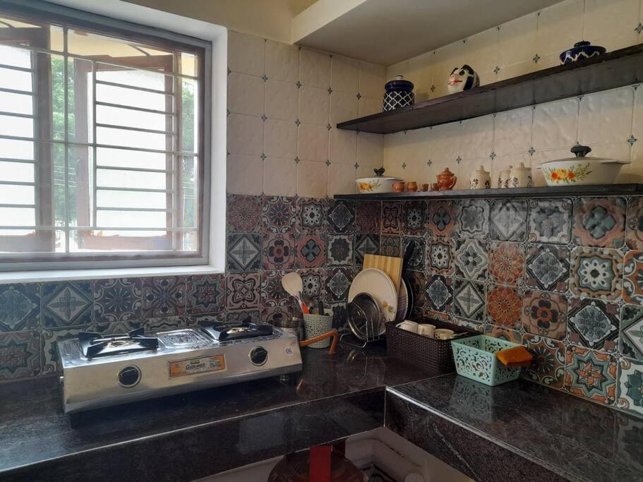 A Chettinad Villa In Coimbatore On The Way To Adiyogi And Nearer To Maruthamalai Eksteriør billede