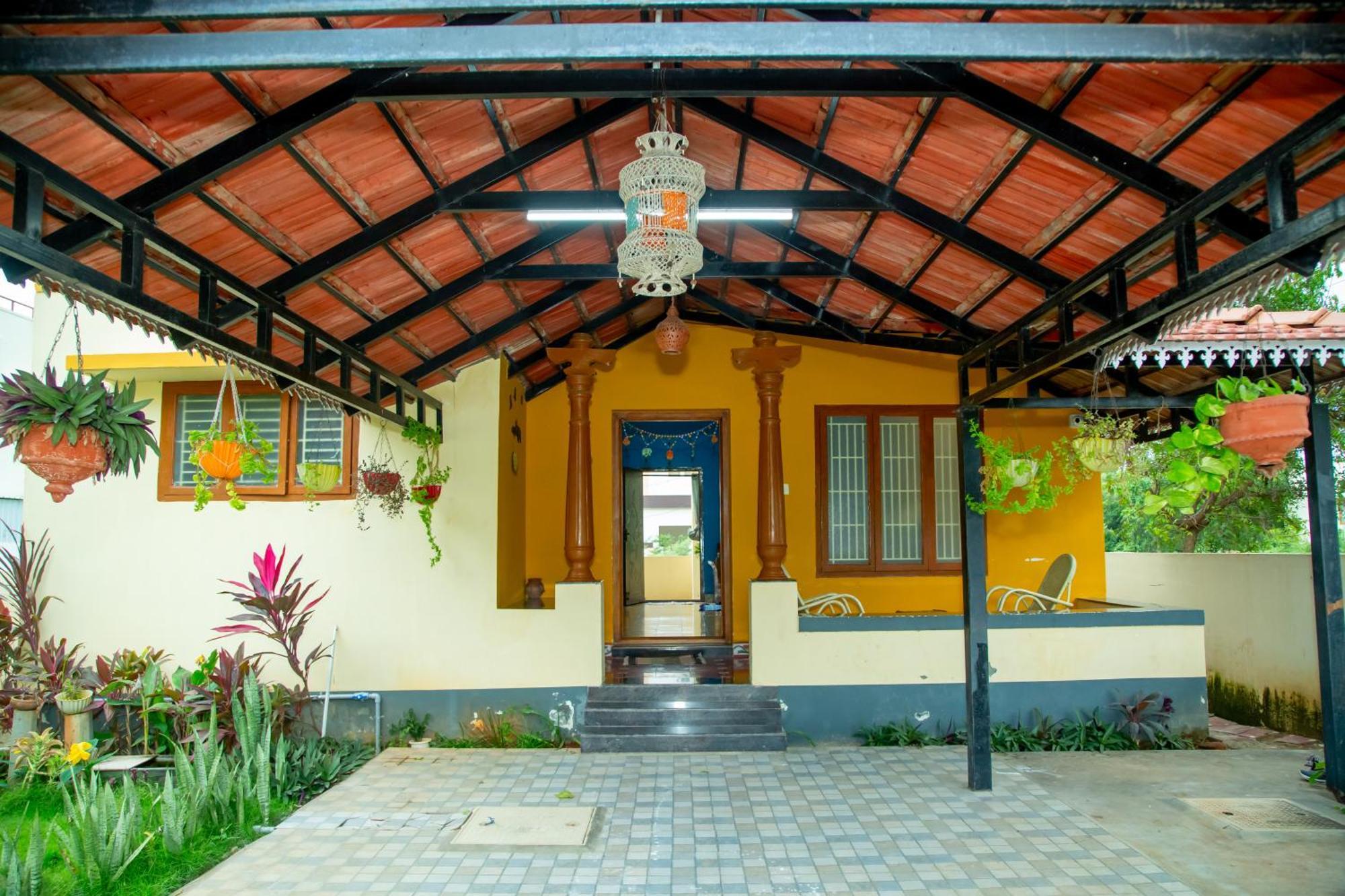 A Chettinad Villa In Coimbatore On The Way To Adiyogi And Nearer To Maruthamalai Eksteriør billede